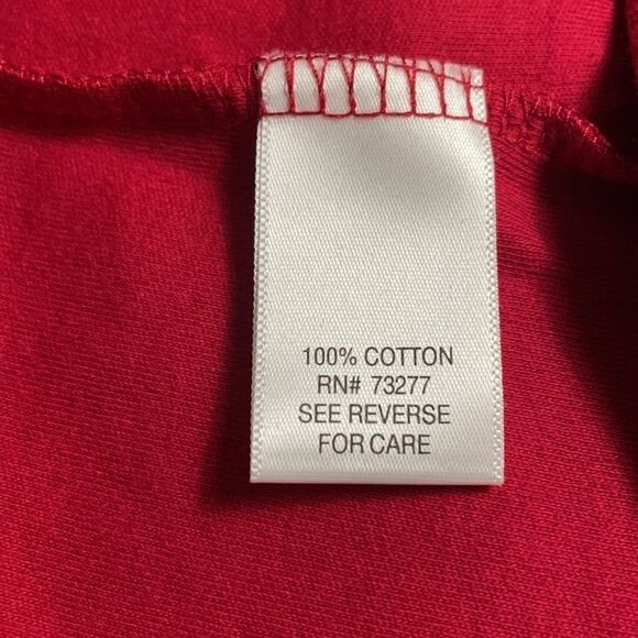 123 Red Scoop Neck Top - Picture 3 of 4